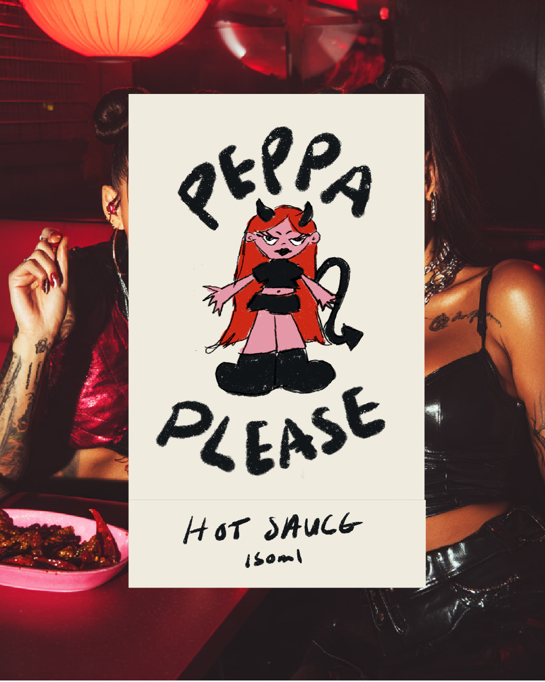 Peppa Please label design